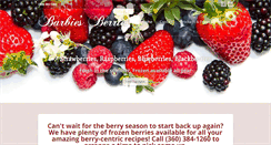 Desktop Screenshot of barbiesberries.com