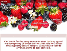 Tablet Screenshot of barbiesberries.com